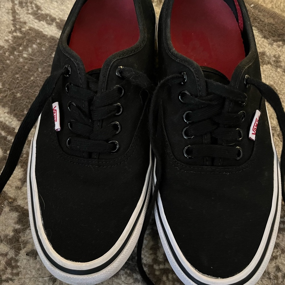 Men’s VANS Black Skate Shoes Size 6.5